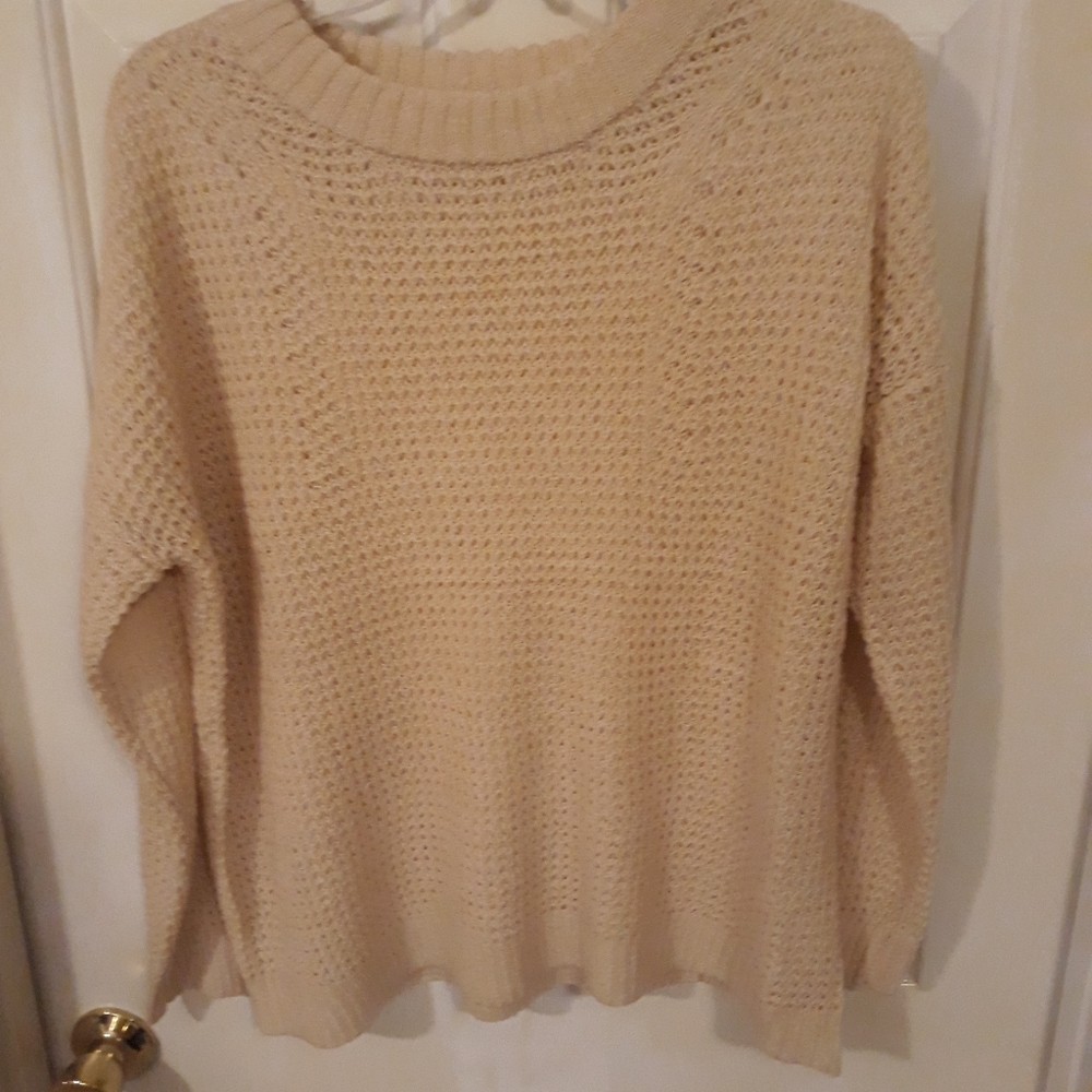 Cream sweater